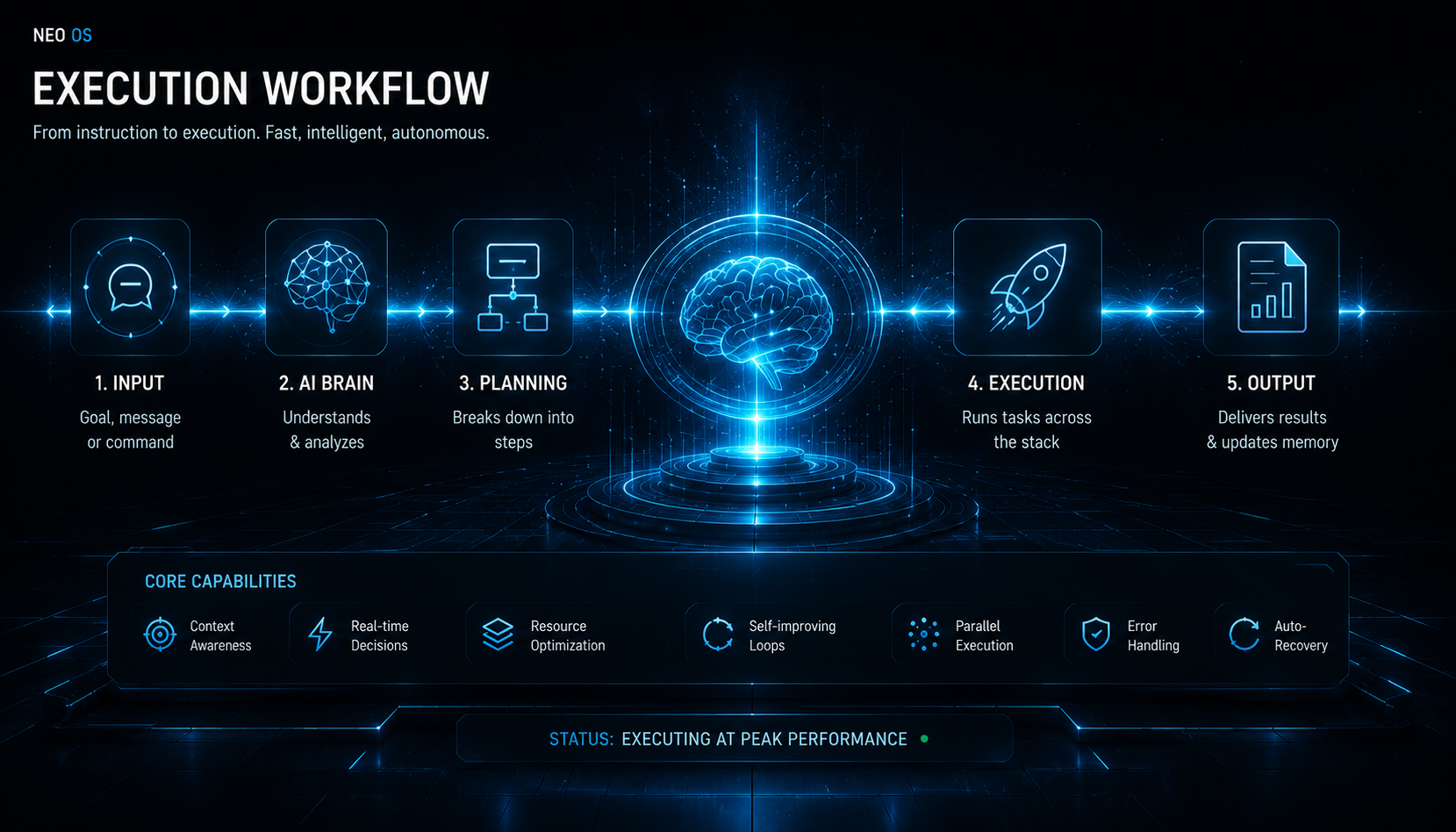 NEO execution workflow