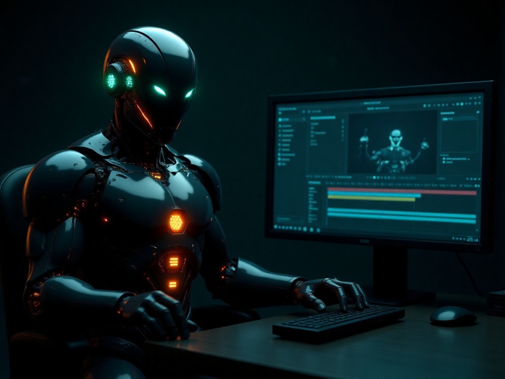 NEO editando vídeo
